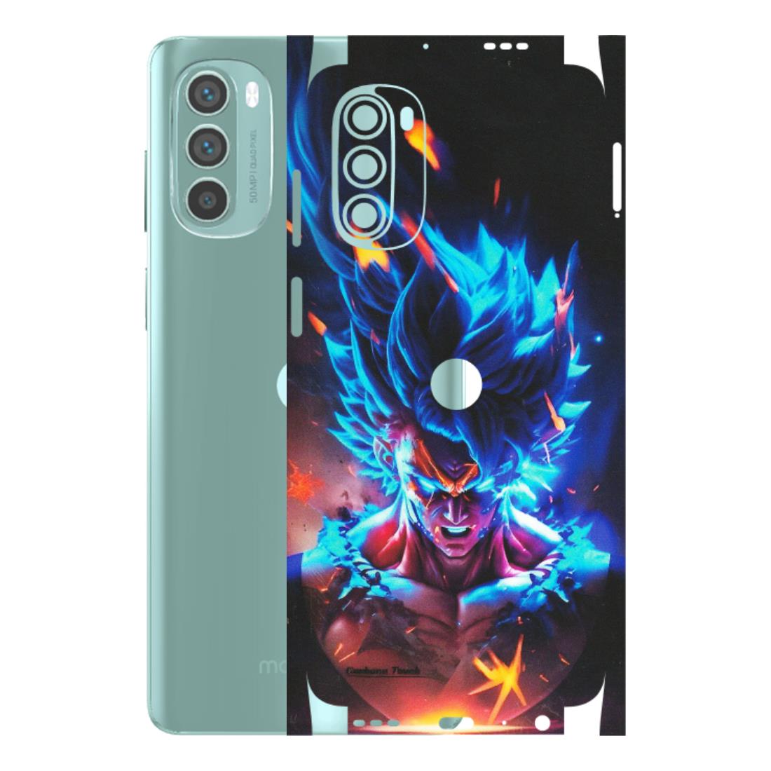 Motorola Phone Skins (All Models) - Angry Goku Dragon Ball Anime - Matte Finish (M-150) Motorola G62 5G -