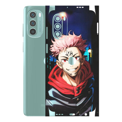 Motorola Phone Skins (All Models) - Yuji Itadori Funny Face Anime - Matte Finish (M-152) Motorola G62 5G -
