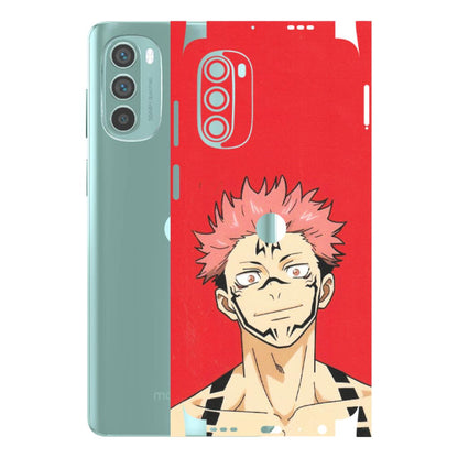 Motorola Phone Skins (All Models) - Ryomen Sukuna Fun Anime - Matte Finish (M-153) Motorola G62 5G -