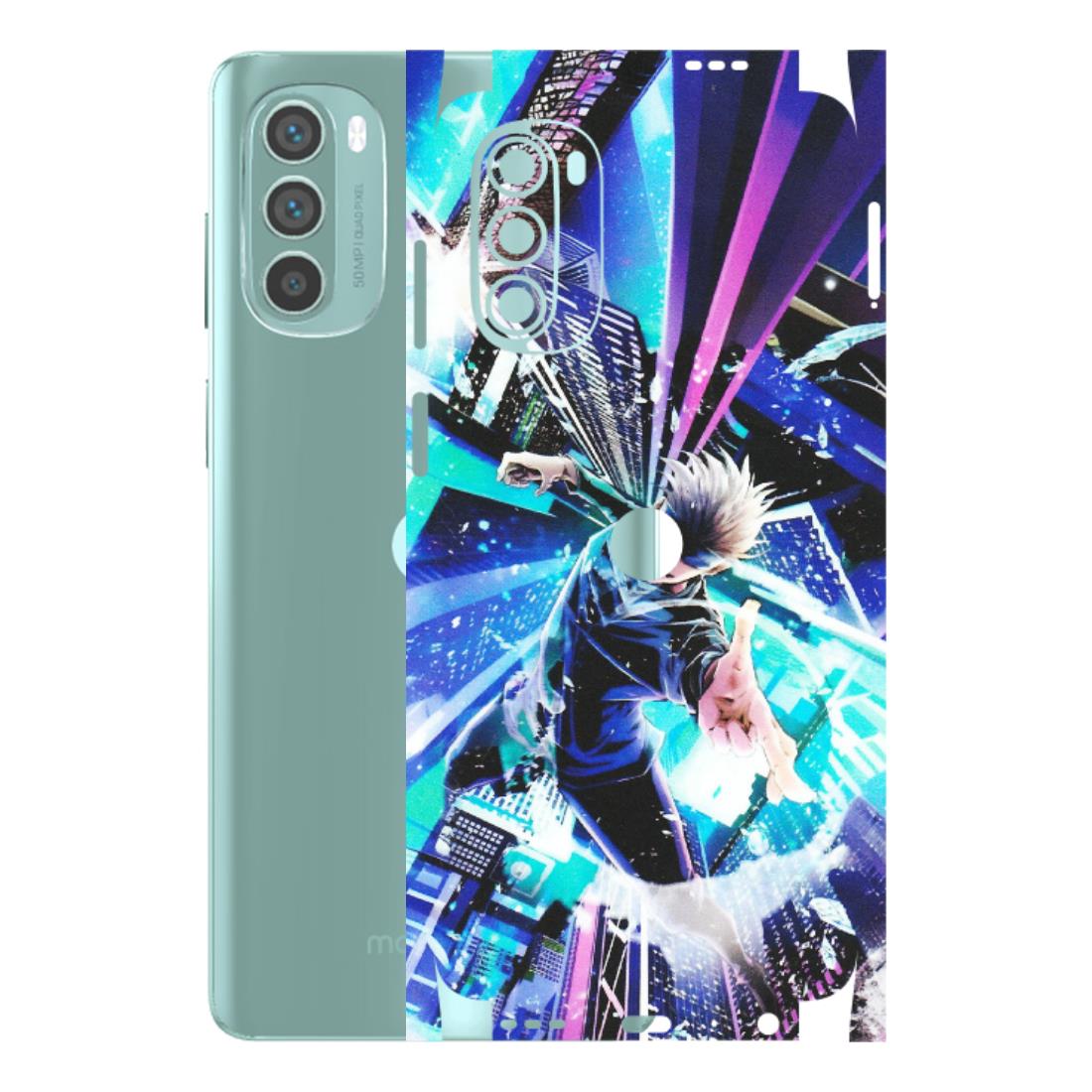 Motorola Phone Skins (All Models) - Manga Action Jujustu Kaisen Anime - Matte Finish (M-155) Motorola G62 5G -