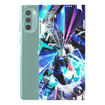 Motorola Phone Skins (All Models) - Manga Action Jujustu Kaisen Anime - Matte Finish (M-155) Motorola G62 5G -