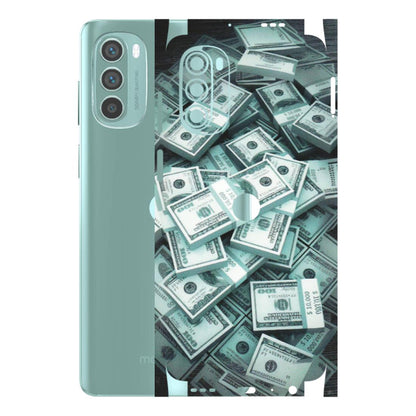 Motorola Phone Skins (All Models) - Hundred Dollar Bill - Matte Finish (M-162) Motorola G62 5G -