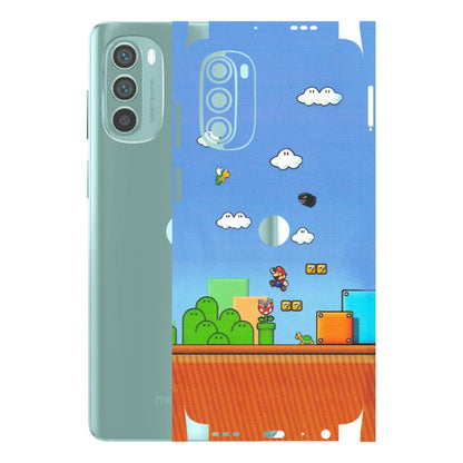 Motorola Phone Skins (All Models) - Mario Game Scene - Matte Finish (M-24) Motorola G62 5G -