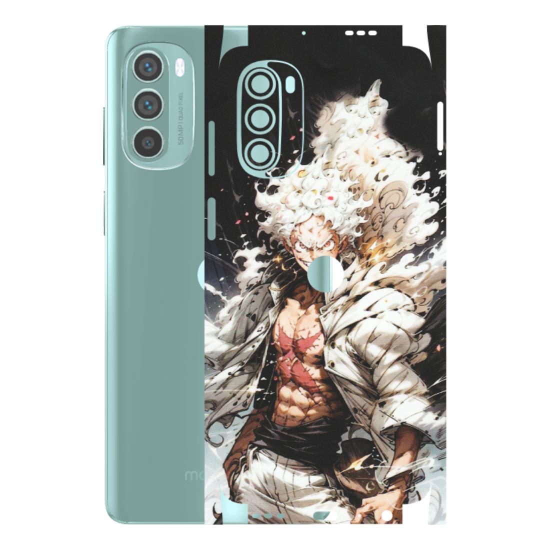 Motorola Phone Skins (All Models) - Anime Angry Classy Character - Matte Finish (M-34) Motorola G62 5G -