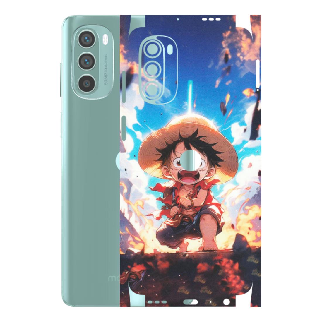 Motorola Phone Skins (All Models) - Toon One Piece Cute Character - Matte Finish (M-35) Motorola G62 5G -