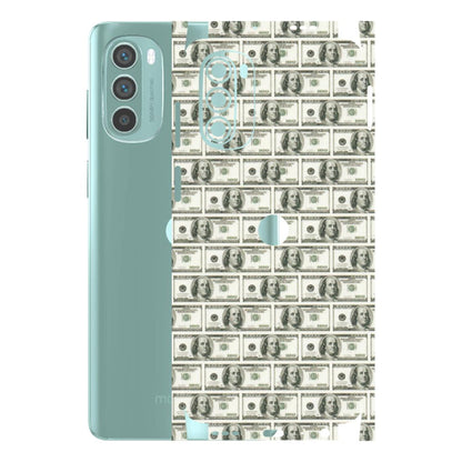 Motorola Phone Skins (All Models) - I Love Dollars - Matte Finish (M-40) Motorola G62 5G -