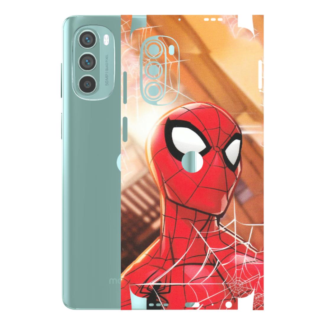 Motorola Phone Skins (All Models) - Spiderman Face New - Matte Finish (M-41) Motorola G62 5G -