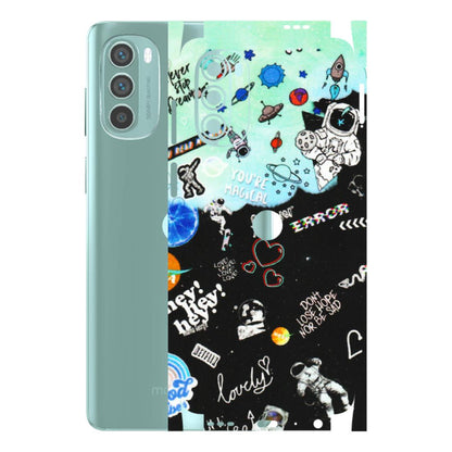 Motorola Phone Skins (All Models) - Living In A Space Dream - Matte Finish (M-46) Motorola G62 5G -
