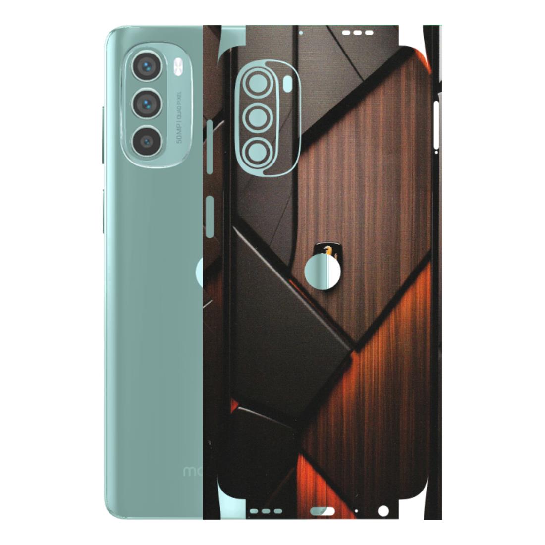 Motorola Phone Skins (All Models) - Lambo Beauty Wood Pattern Sober - Matte Finish (M-51) Motorola G62 5G -