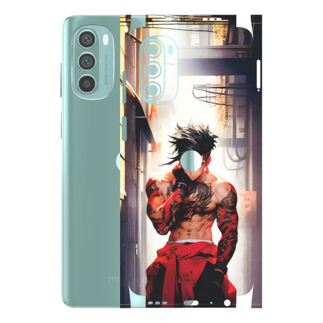 Motorola Phone Skins (All Models) - In the streets of Japan - Matte Finish (M-77) Motorola G62 5G -