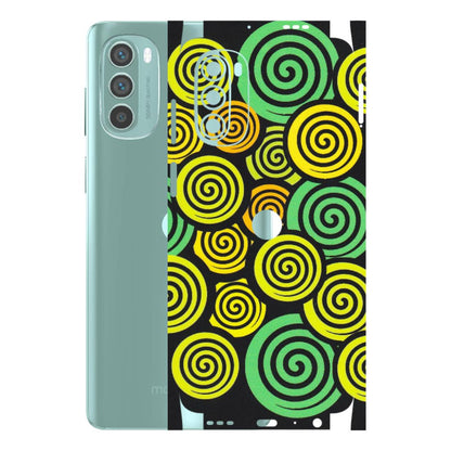 Motorola Phone Skins (All Models) - Crazy Spiral - Matte Finish (M-91) Motorola G62 5G -