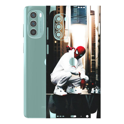 Motorola Phone Skins (All Models) - Sportsman Spider Man - Matte Finish (M-94) Motorola G62 5G -