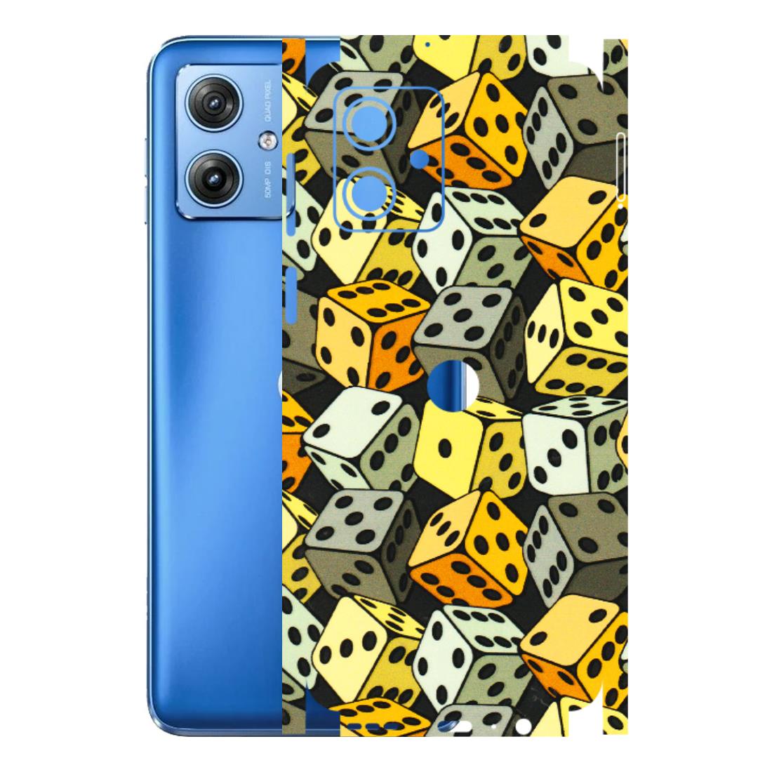 Motorola Phone Skins (All Models) - Dices Of Life - 3D Embossed Finish (L-04) Motorola G64 (5G)