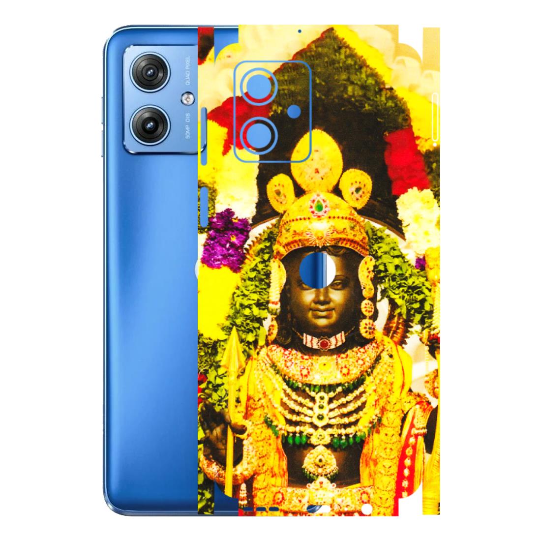 Motorola Phone Skins (All Models) - Ram Lalla Ayodhya - 3D Embossed Finish (L-103) Motorola G64 (5G)