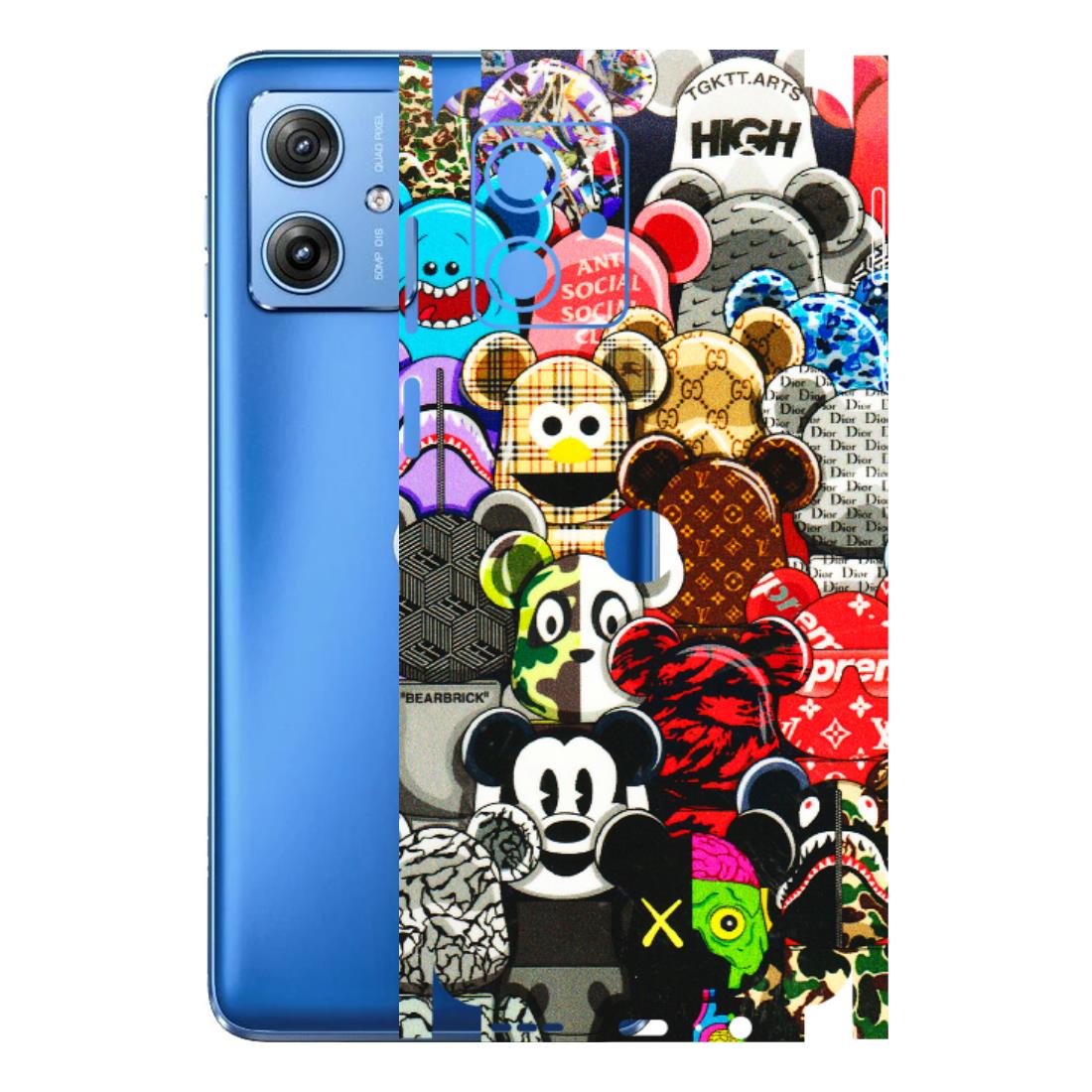 Motorola Phone Skins (All Models) - More Mickey Mouses - 3D Embossed Finish (L-118) Motorola G64 (5G)