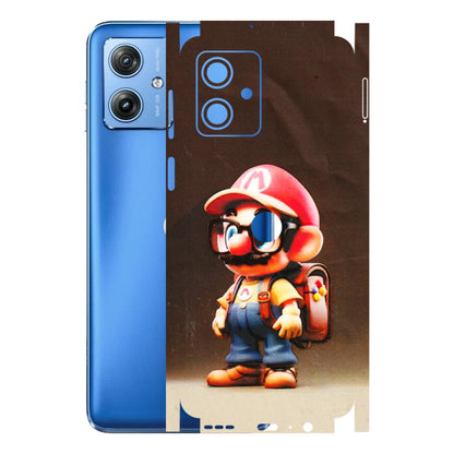 Motorola Phone Skins (All Models) - Little Mario - 3D Embossed Finish (L-119) Motorola G64 (5G)