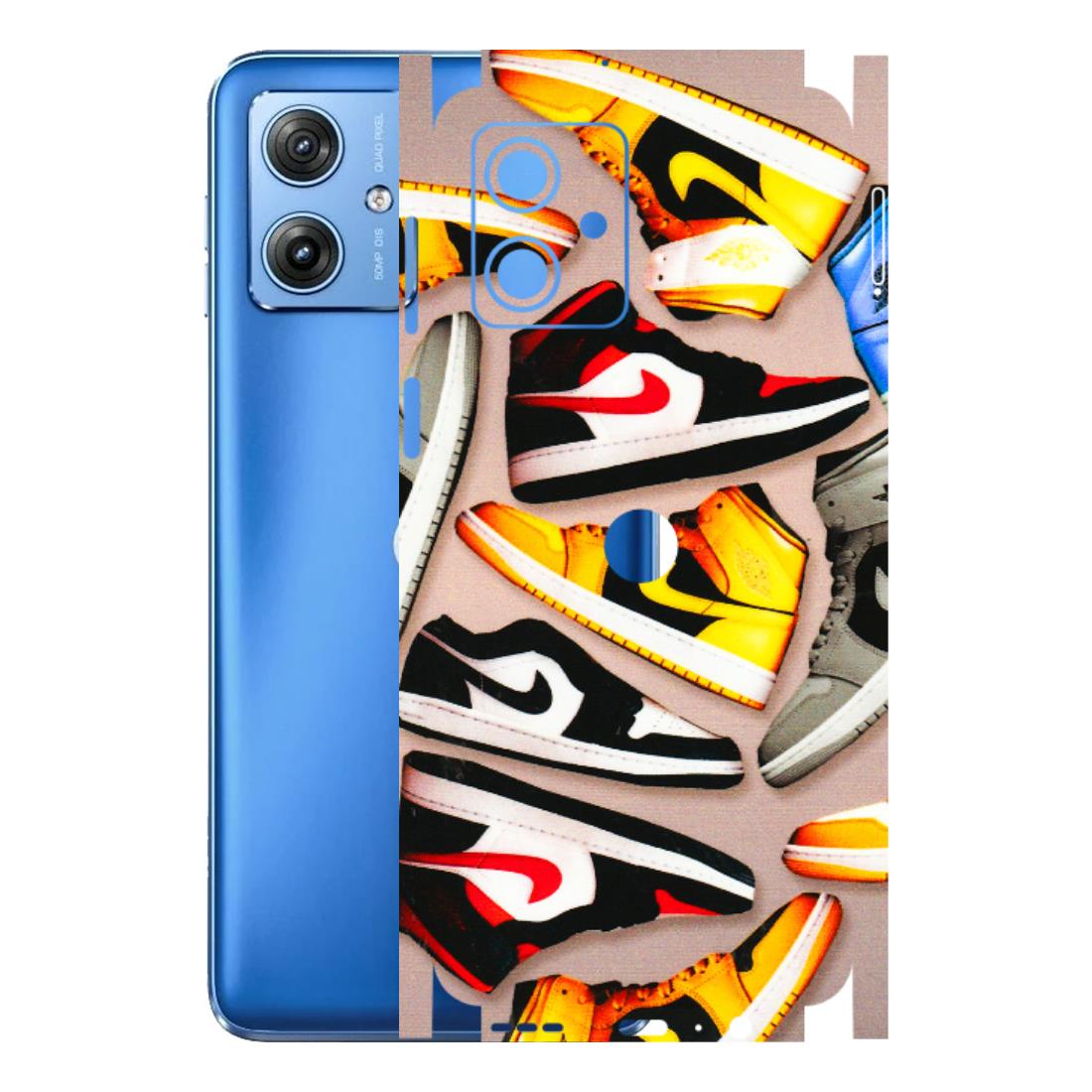 Motorola Phone Skins (All Models) - Sneaker Lover - 3D Embossed Finish (L-135) Motorola G64 (5G)
