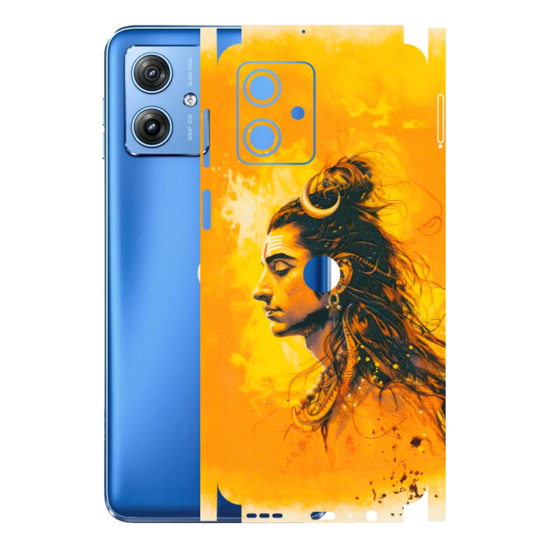 Motorola Phone Skins (All Models) - Shiv Shakti - 3D Embossed Finish (L-14) Motorola G64 (5G)