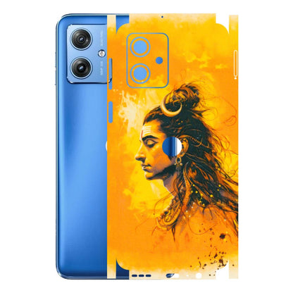 Motorola Phone Skins (All Models) - Shiv Shakti - 3D Embossed Finish (L-14) Motorola G64 (5G)