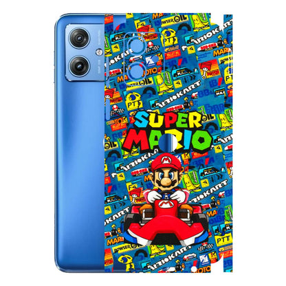 Motorola Phone Skins (All Models) - Super Mario Kart - 3D Embossed Finish (L-140) Motorola G64 (5G)