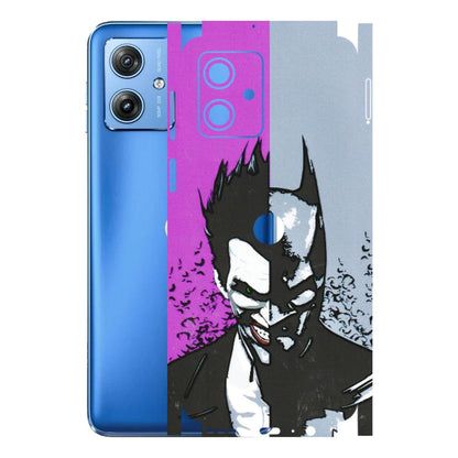 Motorola Phone Skins (All Models) - Batman & Joker - 3D Embossed Finish (L-143) Motorola G64 (5G)
