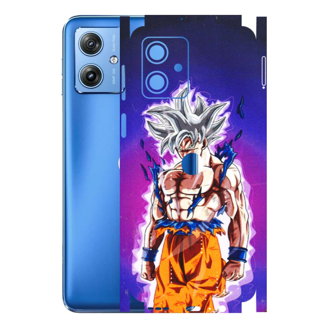 Motorola Phone Skins (All Models) - Goku Purple Anime - 3D Embossed Finish (L-147) Motorola G64 (5G)