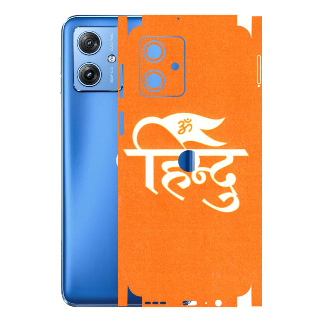 Motorola Phone Skins (All Models) - Hindu Kesari - 3D Embossed Finish (L-154) Motorola G64 (5G)
