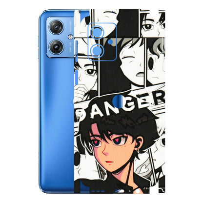 Motorola Phone Skins (All Models) - Danger Anime - 3D Embossed Finish (L-155) Motorola G64 (5G)