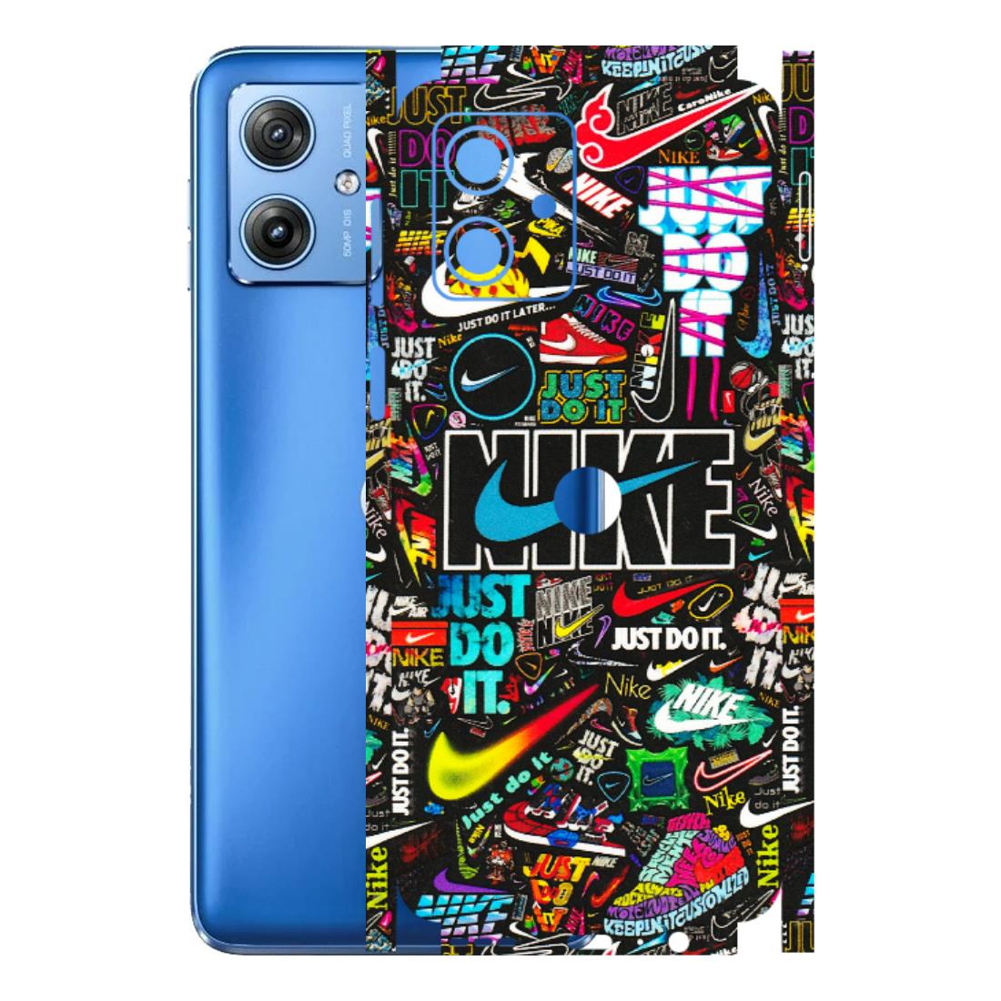 Motorola Phone Skins (All Models) - Just Do It Doodles - 3D Embossed Finish (L-166) Motorola G64 (5G)