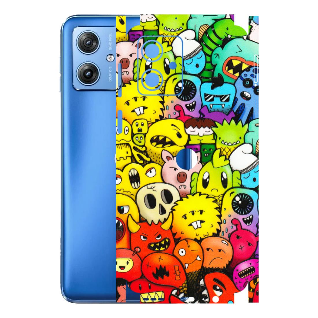 Motorola Phone Skins (All Models) - Angry Funkies - 3D Embossed Finish (L-169) Motorola G64 (5G)