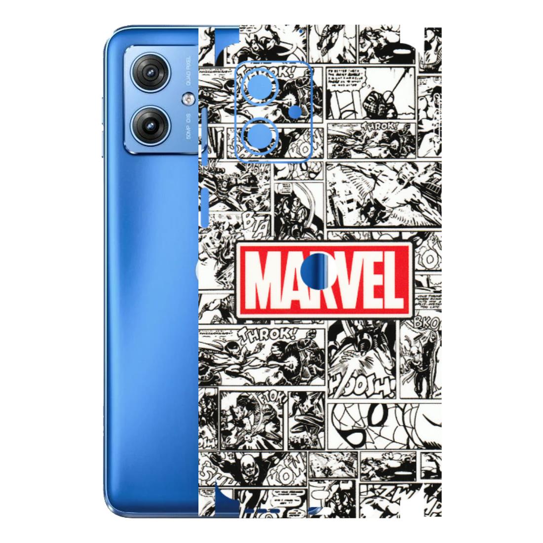 Motorola Phone Skins (All Models) - Marvel Comic - 3D Embossed Finish (L-171) Motorola G64 (5G)