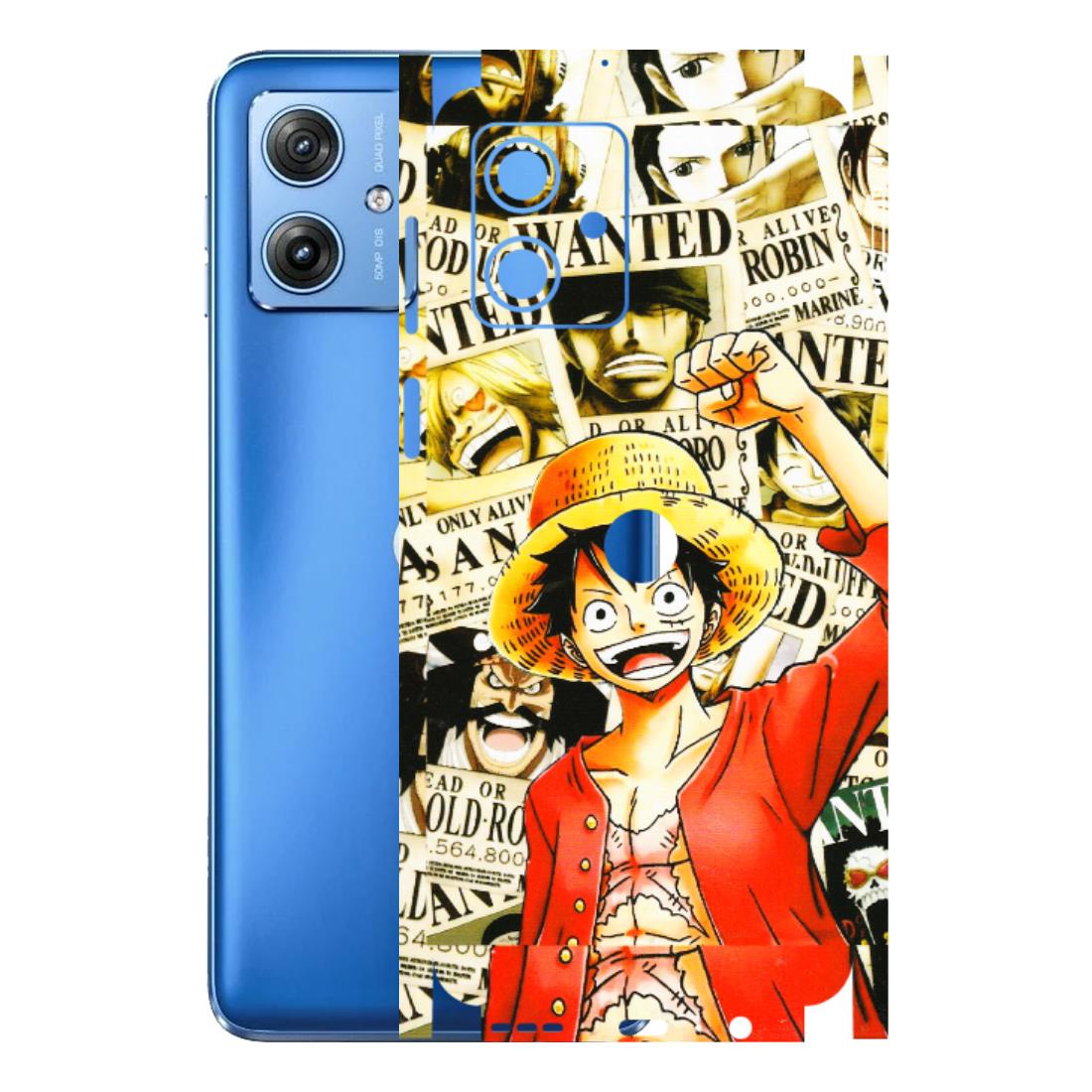Motorola Phone Skins (All Models) - Luffy Anime - 3D Embossed Finish (L-177) Motorola G64 (5G)