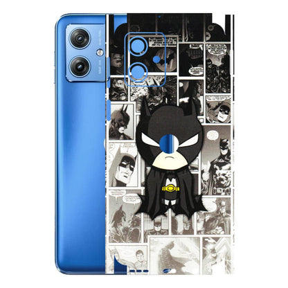 Motorola Phone Skins (All Models) - Toon Batman - 3D Embossed Finish (L-182) Motorola G64 (5G)