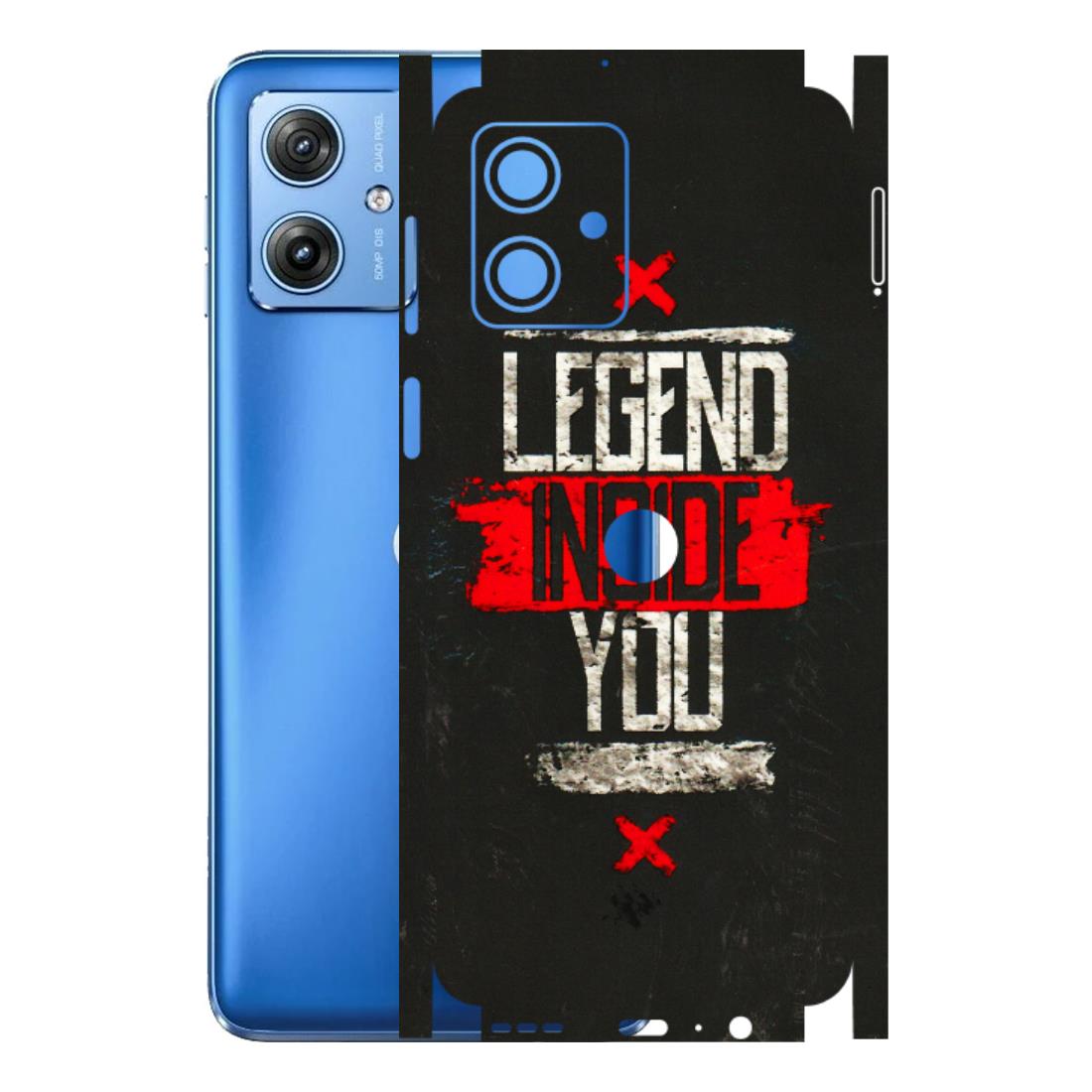 Motorola Phone Skins (All Models) - Legend Inside You - 3D Embossed Finish (L-186) Motorola G64 (5G)