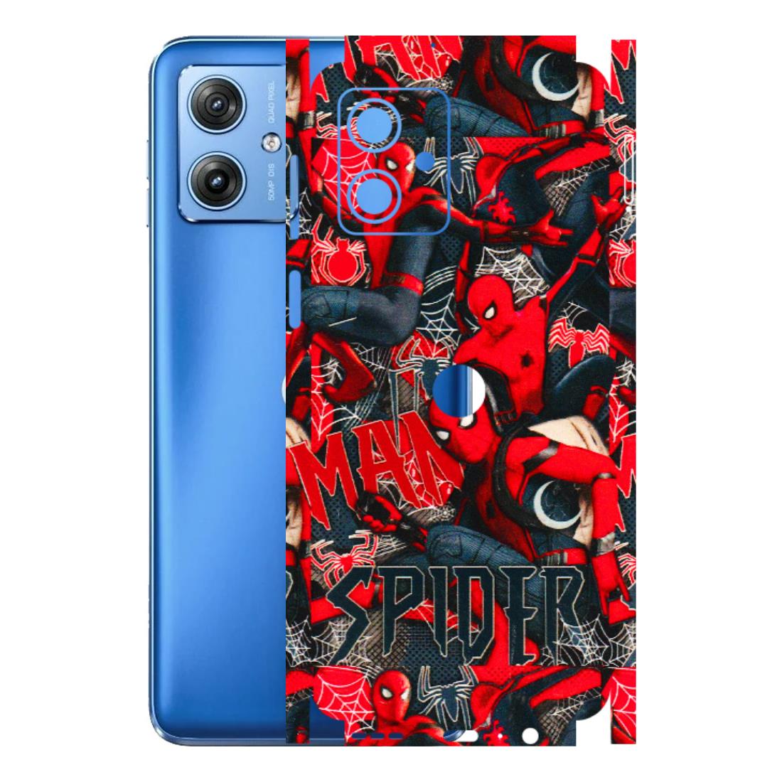 Motorola Phone Skins (All Models) - SpiderMan Cool - 3D Embossed Finish (L-188) Motorola G64 (5G)