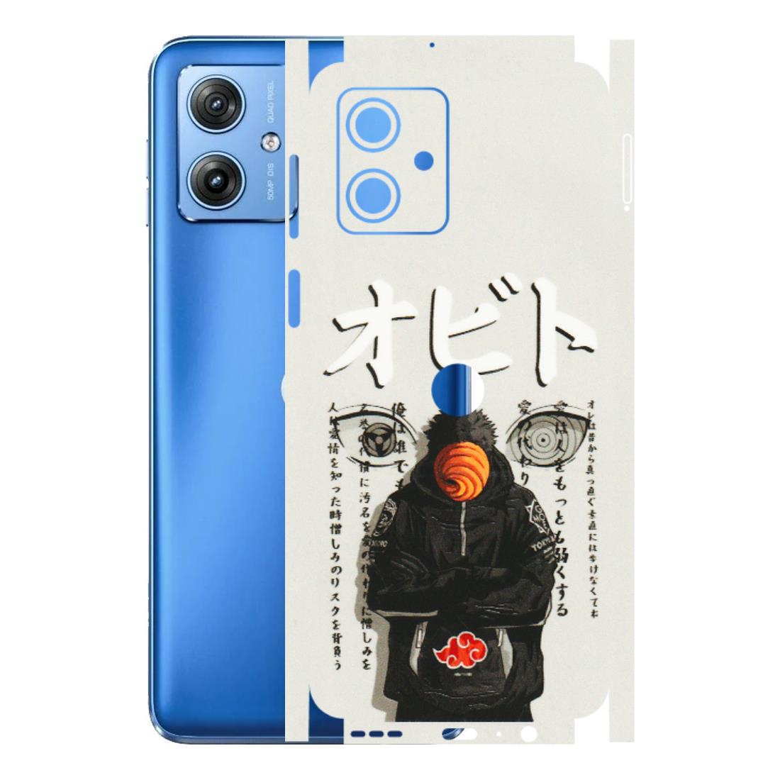 Motorola Phone Skins (All Models) - Obito Anime Eye - 3D Embossed Finish (L-19) Motorola G64 (5G)