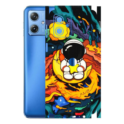 Motorola Phone Skins (All Models) - Baby Astronaut - 3D Embossed Finish (L-197) Motorola G64 (5G)
