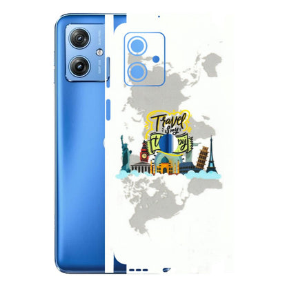 Motorola Phone Skins (All Models) - Travel Therapy - 3D Embossed Finish (L-199) Motorola G64 (5G)