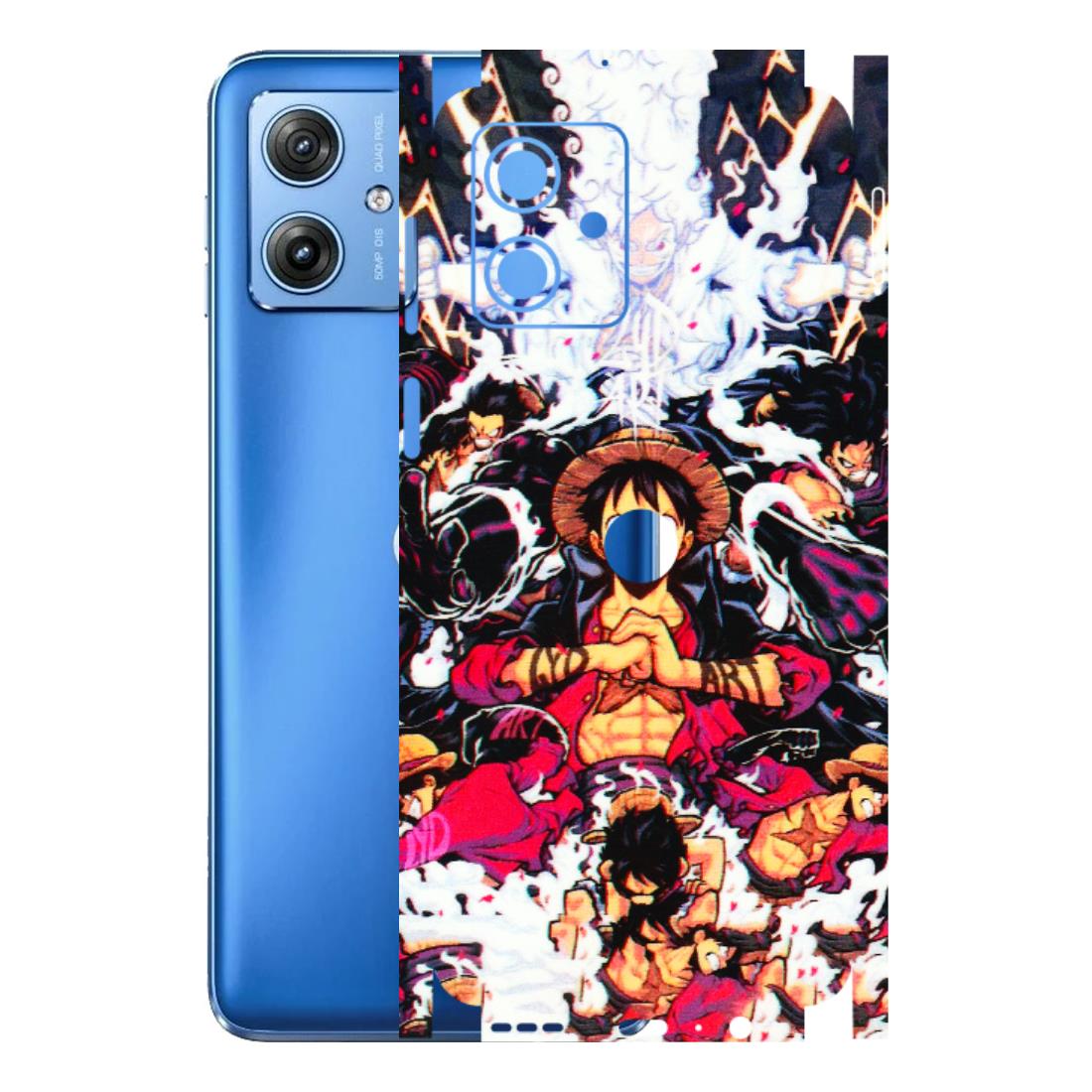 Motorola Phone Skins (All Models) - Luffy Anime Character - 3D Embossed Finish (L-203) Motorola G64 (5G)