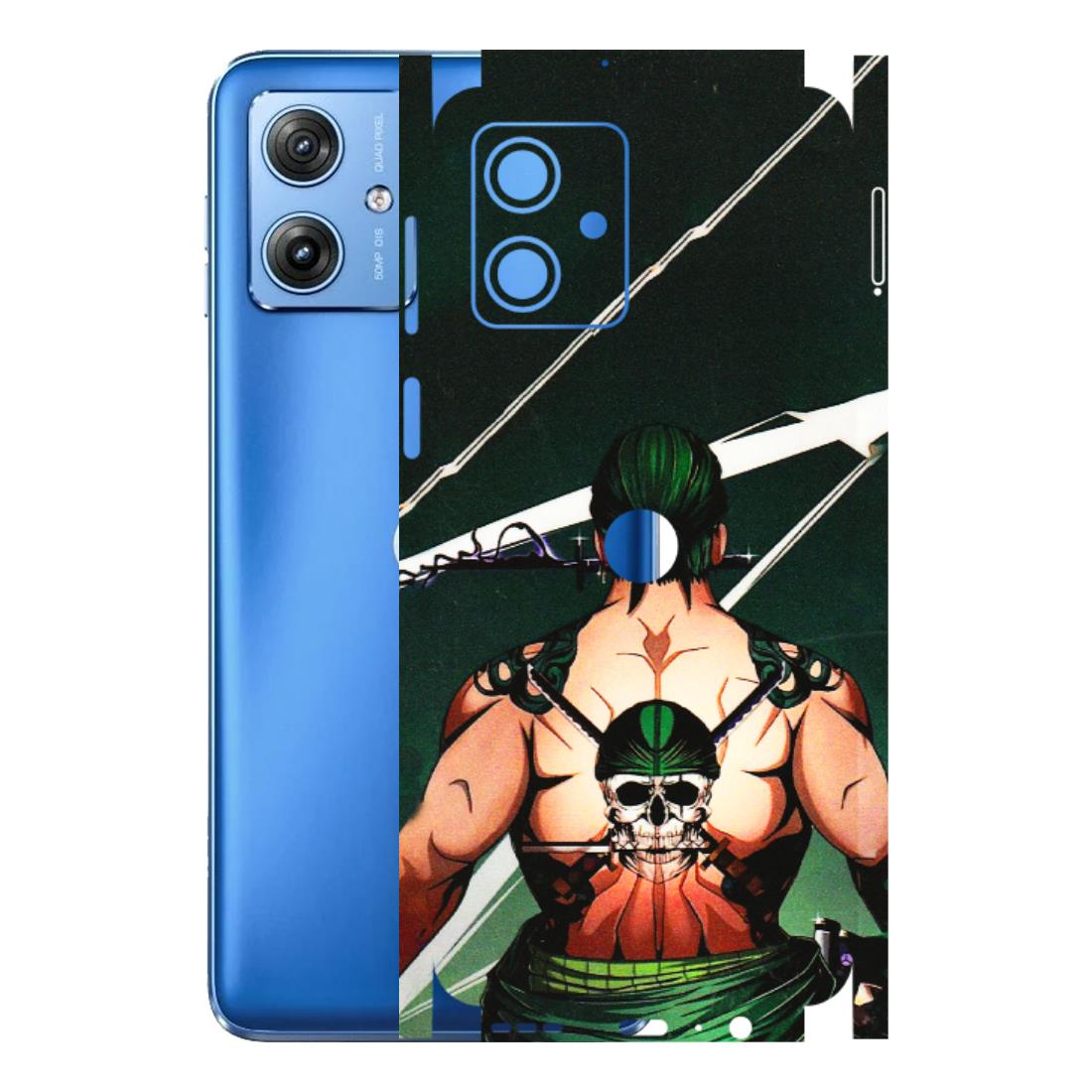 Motorola Phone Skins (All Models) - Zoro Anime - 3D Embossed Finish (L-23) Motorola G64 (5G)