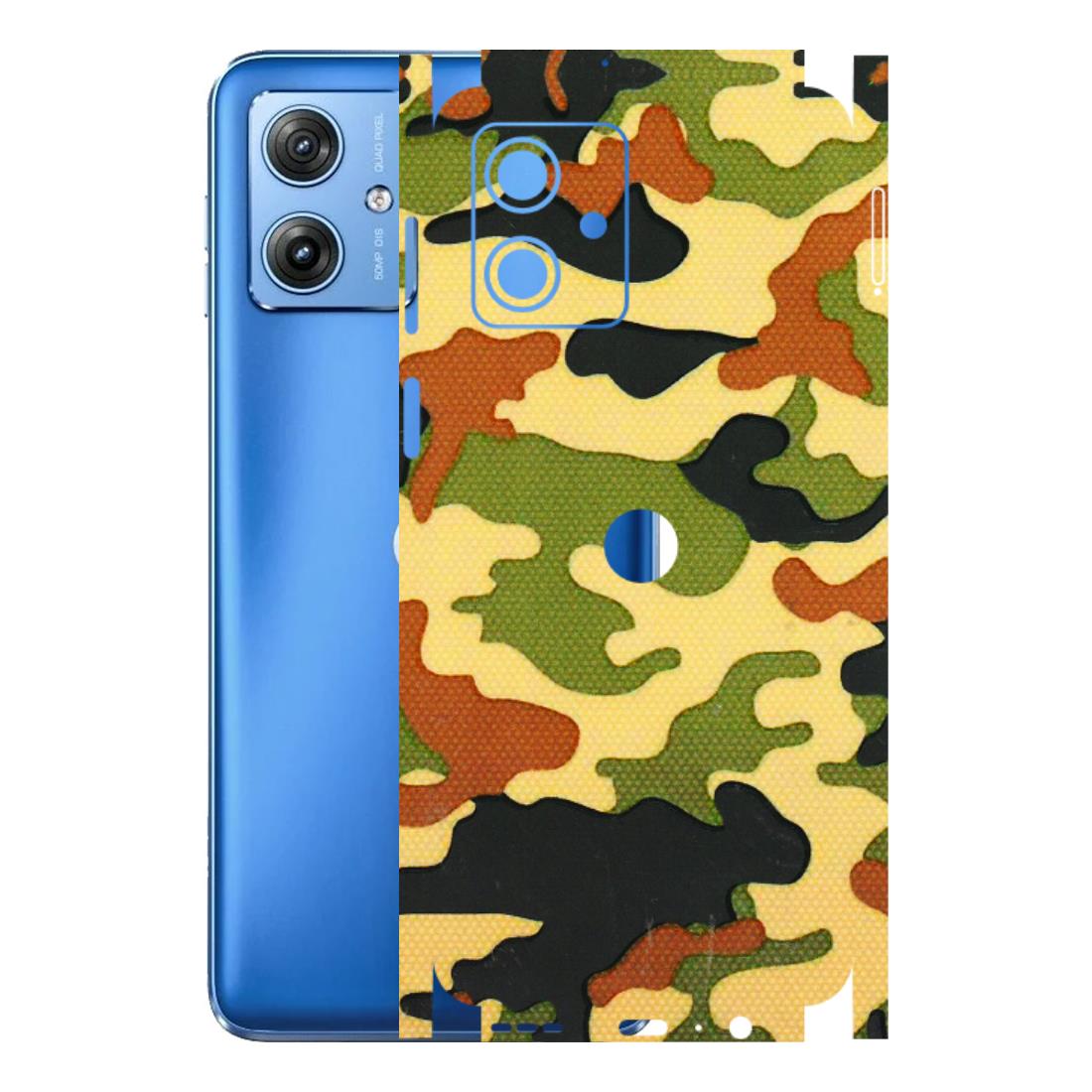 Motorola Phone Skins (All Models) - Indian Military - 3D Embossed Finish (L-234) Motorola G64 (5G)