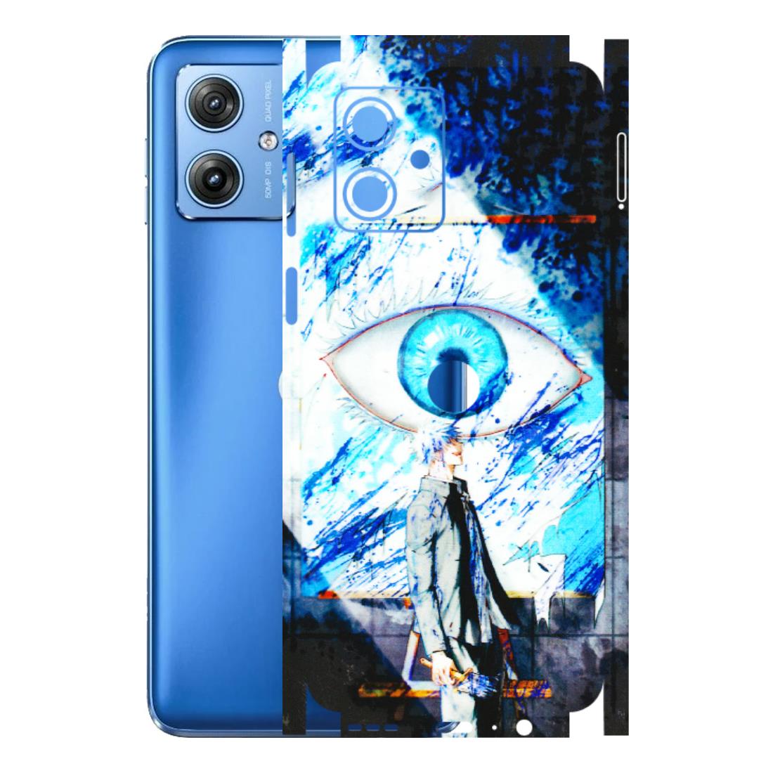 Motorola Phone Skins (All Models) - Gojo Satoru evil eye - 3D Embossed Finish (L-239) Motorola G64 (5G)