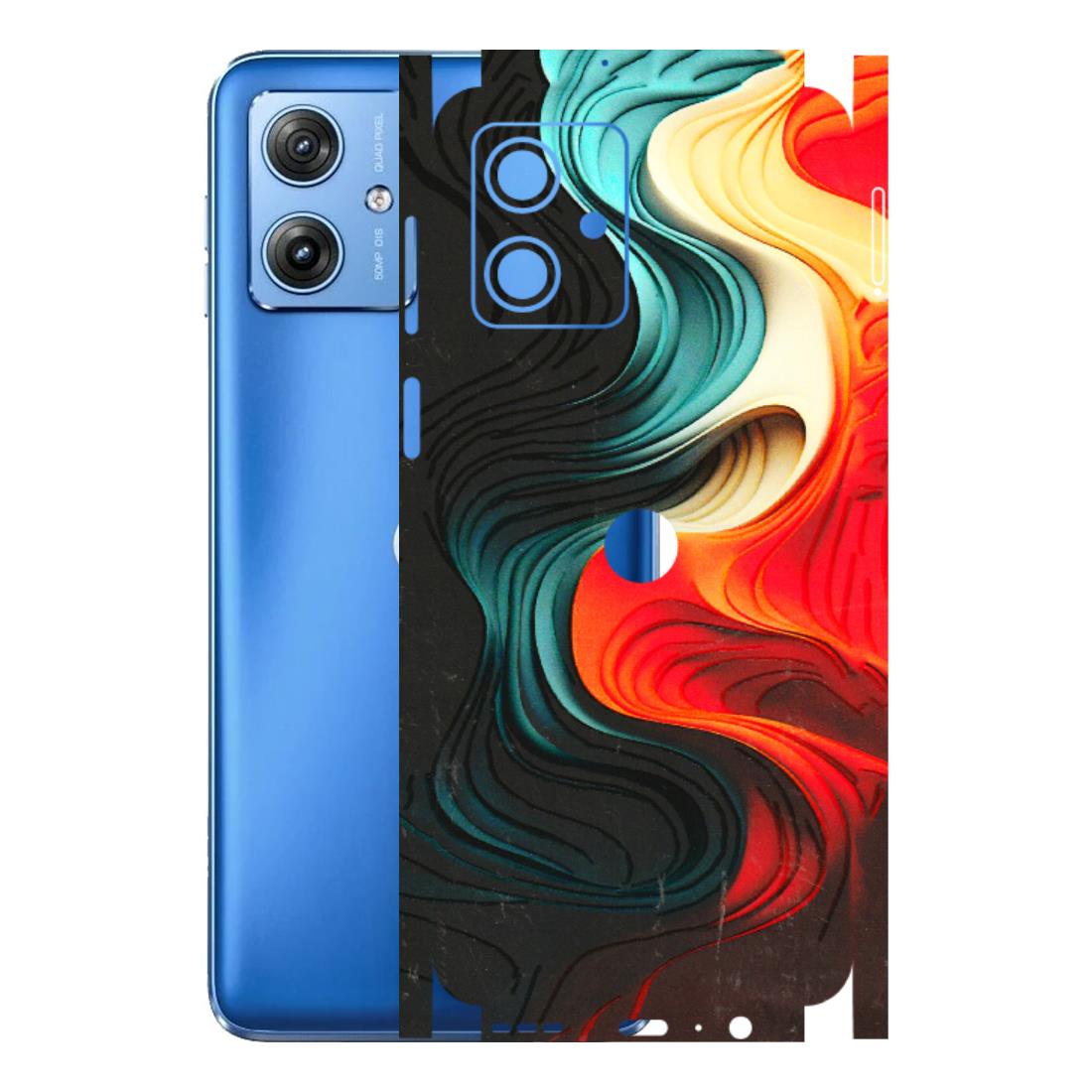 Motorola Phone Skins (All Models) - The Silky Swirl - 3D Embossed Finish (L-240) Motorola G64 (5G)