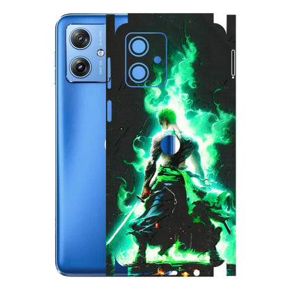Motorola Phone Skins (All Models) - Zoro Sword - 3D Embossed Finish (L-241) Motorola G64 (5G)