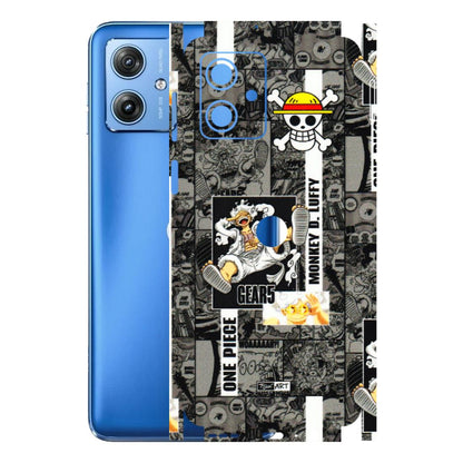 Motorola Phone Skins (All Models) - Cuffy Anime MonkeyCamic - 3D Embossed Finish (L-242) Motorola G64 (5G)