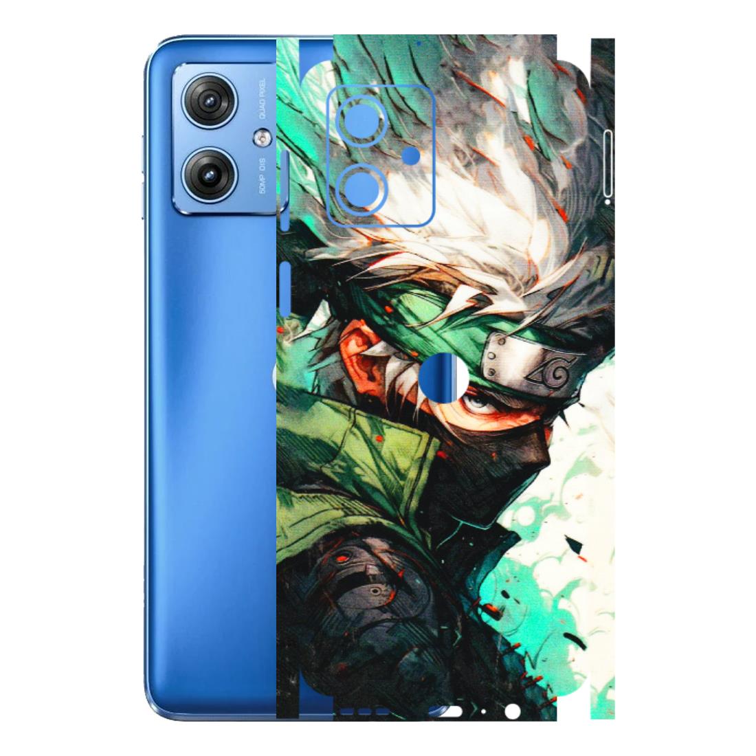 Motorola Phone Skins (All Models) - Kakashi Side Profile - 3D Embossed Finish (L-249) Motorola G64 (5G)