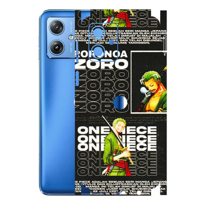 Motorola Phone Skins (All Models) - One Piece Zoro - 3D Embossed Finish (L-250) Motorola G64 (5G)
