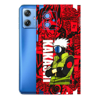 Motorola Phone Skins (All Models) - Kakashi Red Anime - 3D Embossed Finish (L-251) Motorola G64 (5G)