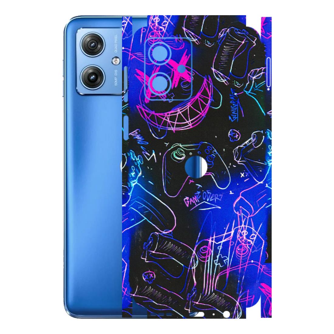 Motorola Phone Skins (All Models) - Gamers Paradise - 3D Embossed Finish (L-258) Motorola G64 (5G)