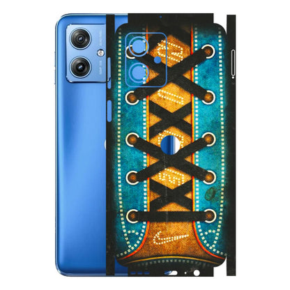 Motorola Phone Skins (All Models) - Sneakers Lover Nike - 3D Embossed Finish (L-262) Motorola G64 (5G)